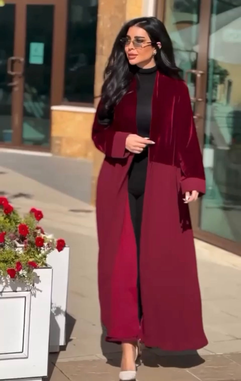Abaya plissé