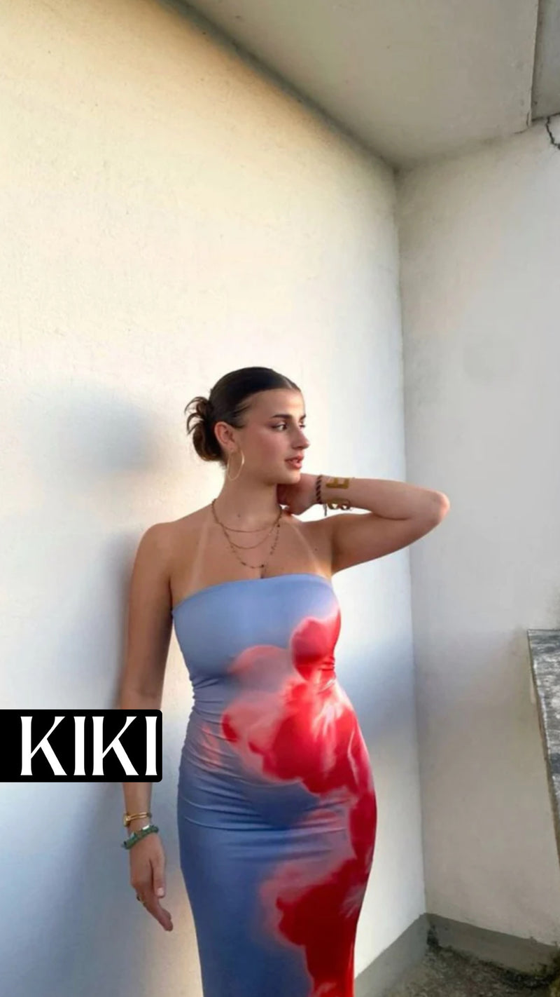 Flower beach dress