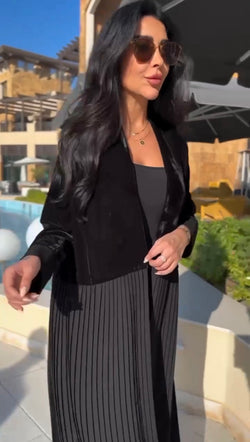 Abaya plissé