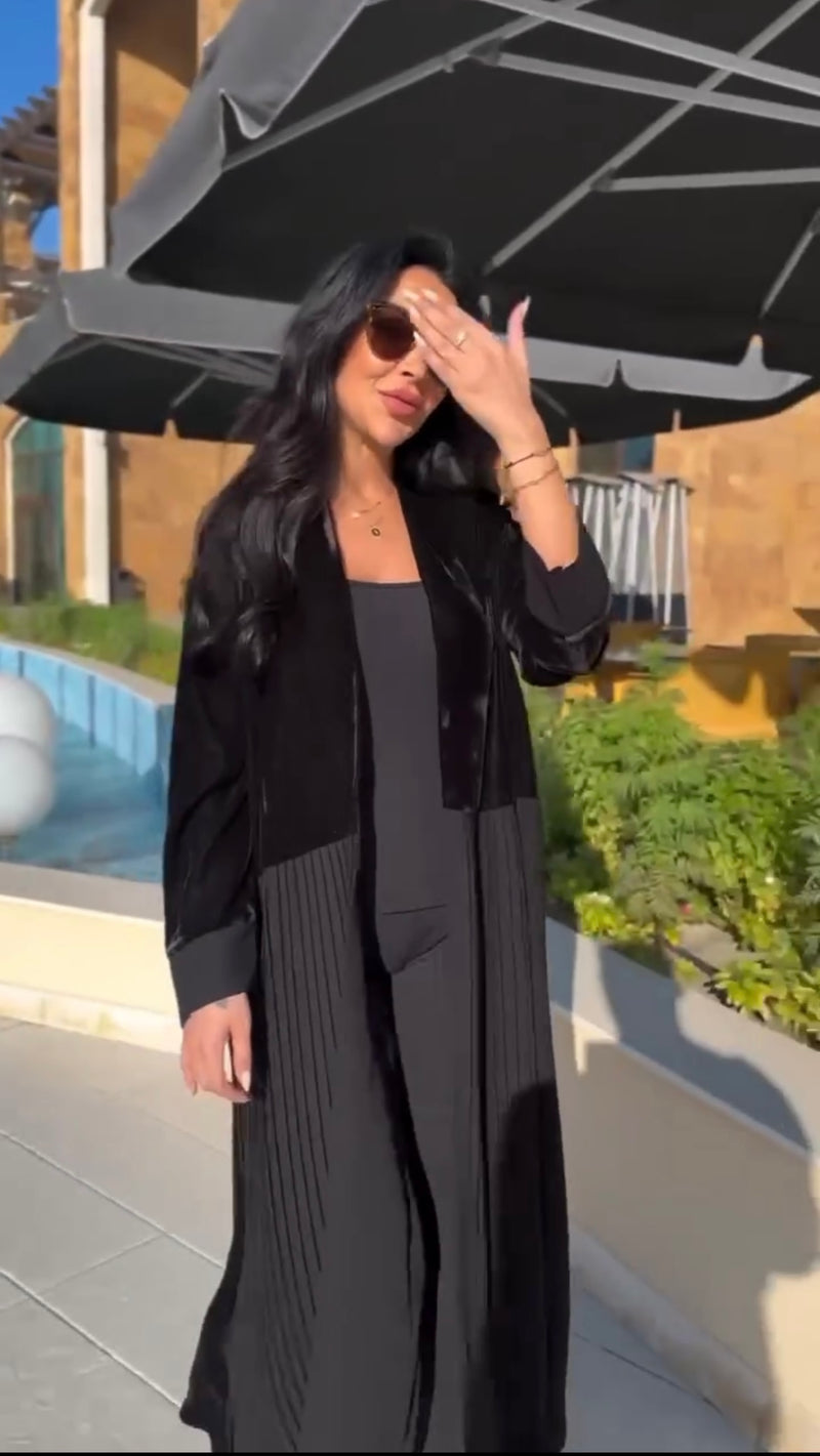 Abaya plissé
