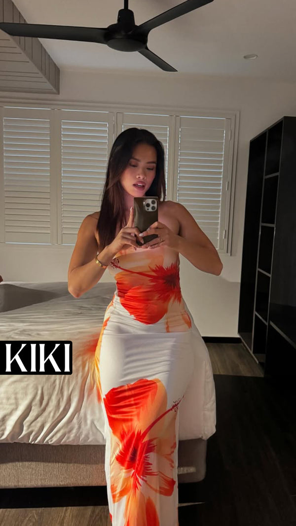Flower beach dress