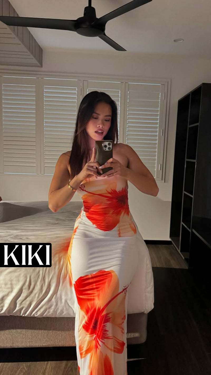 Flower beach dress