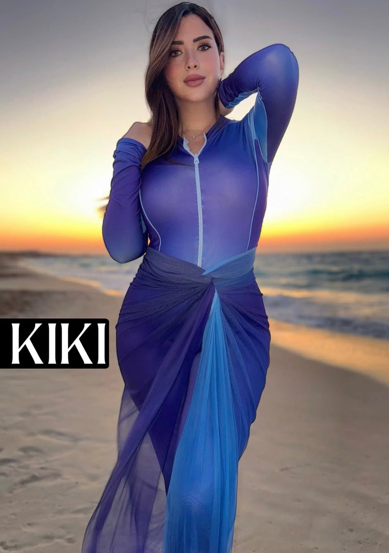 Burkini avec 2 Caches
