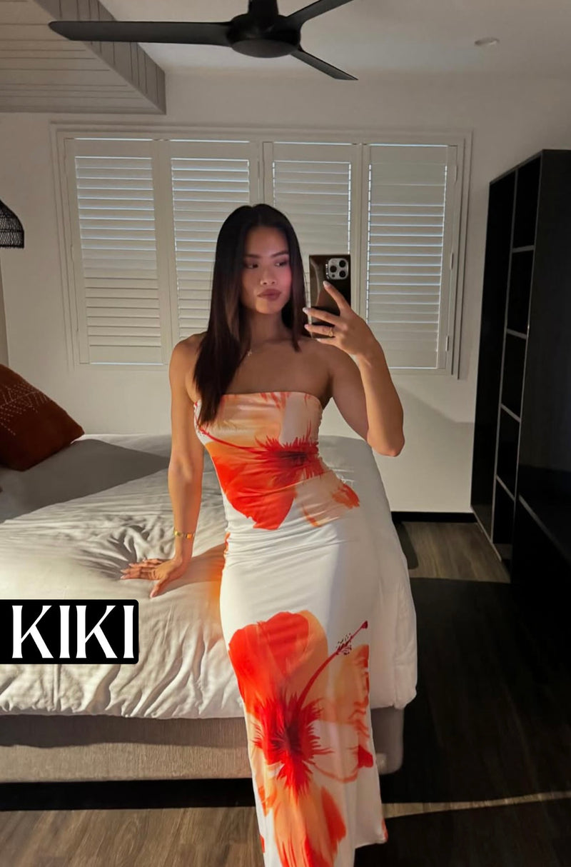 Flower beach dress