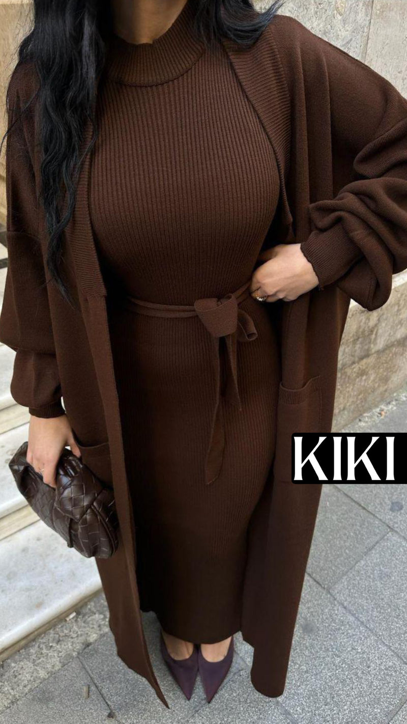 Ensemble Robe et cardigan