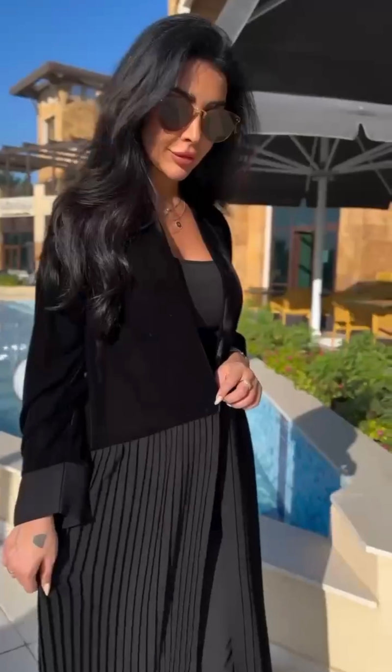 Abaya plissé