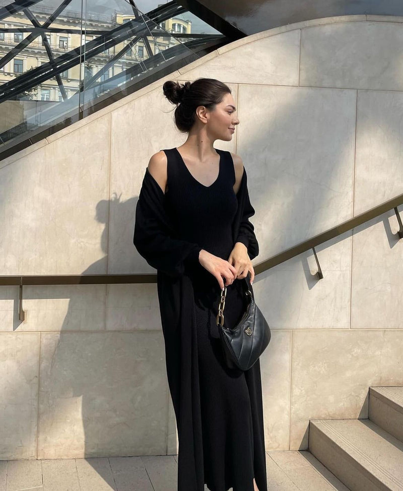 Ensemble Robe et Cardigan