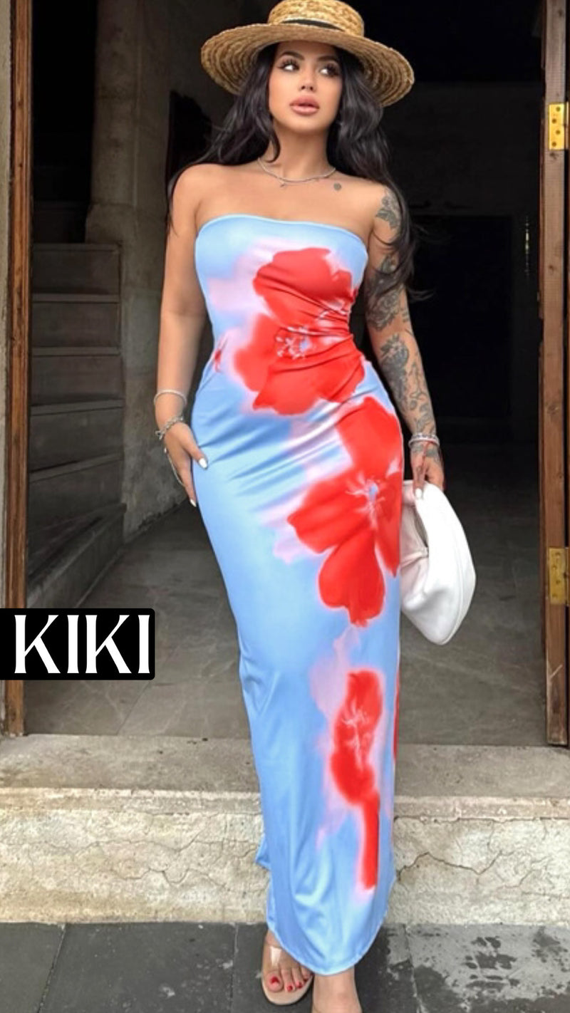 Flower beach dress