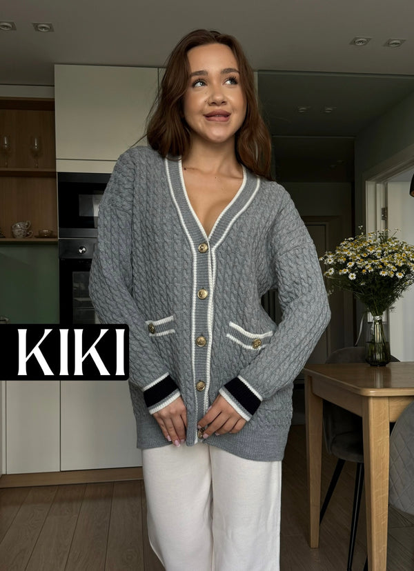 Cardigan kiki Gris