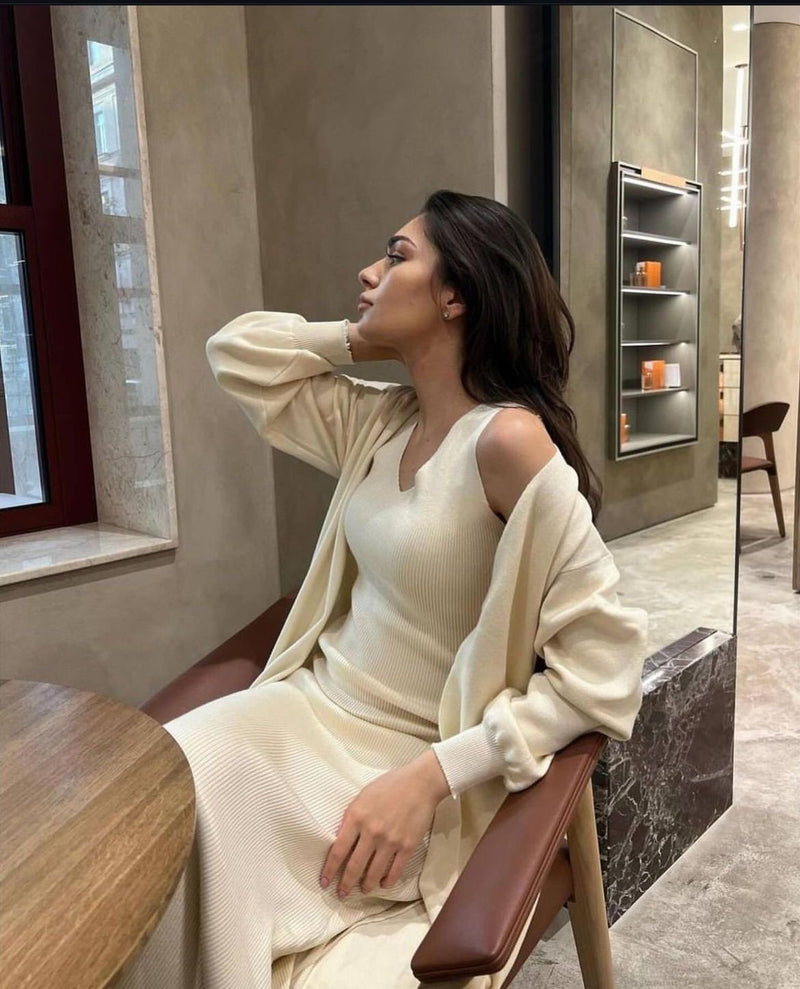 Ensemble Robe et Cardigan