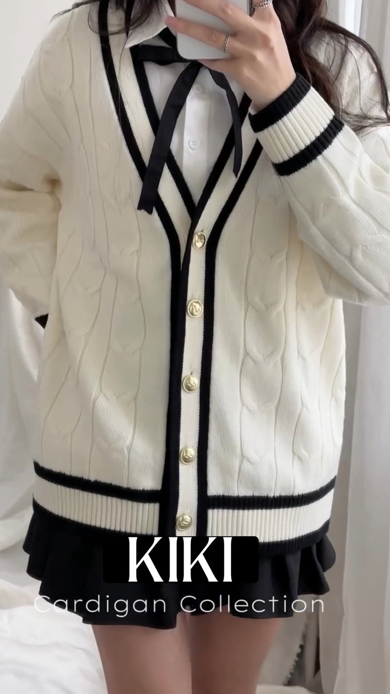 Cardigan BLACK & WHITE