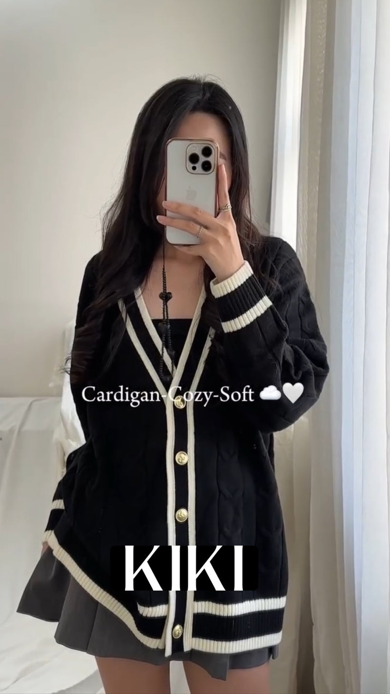 Cardigan BLACK & WHITE