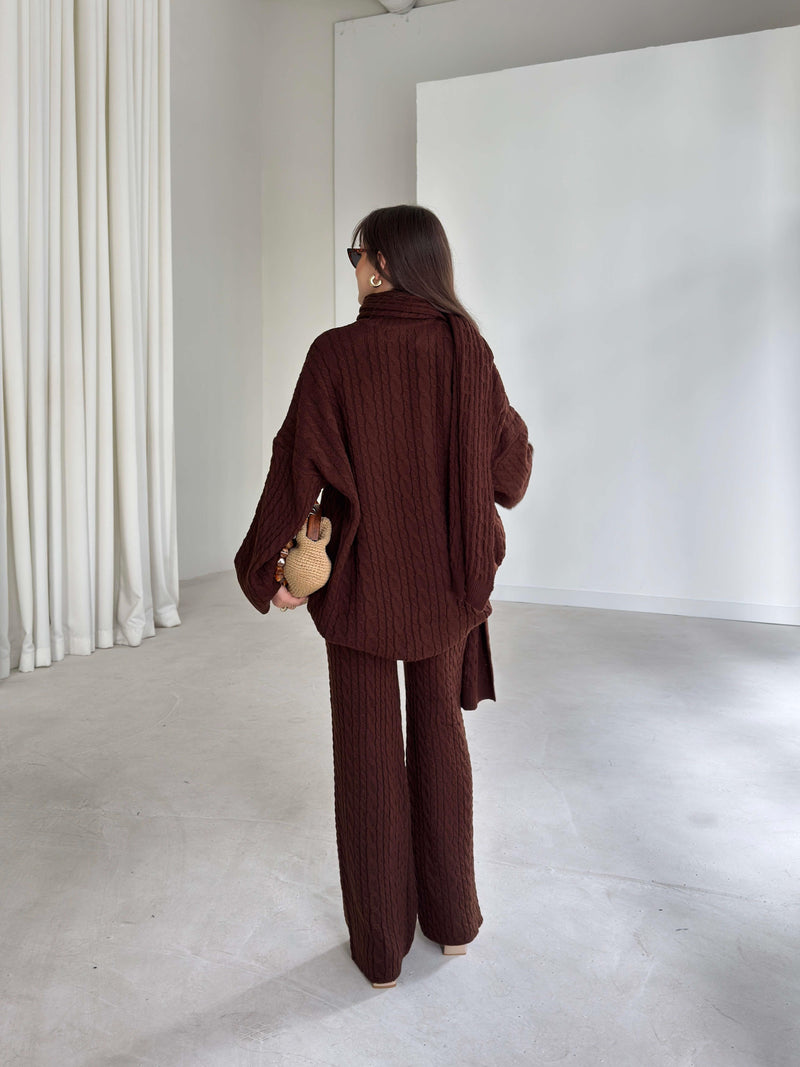 Ensemble trois pièces en maille